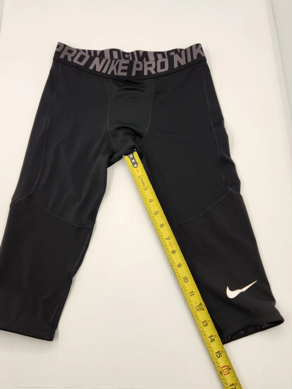Nike Pro Men's Black 3/4 Compression Tights